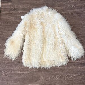 Vintage 80's Mongolian Fur Coat (Size: Small)